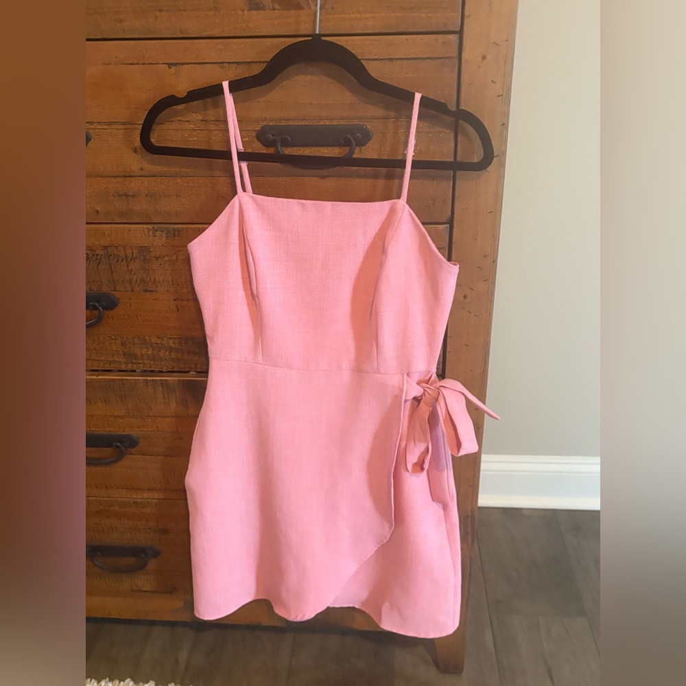 Altar'd State Pink Wrap Dress
